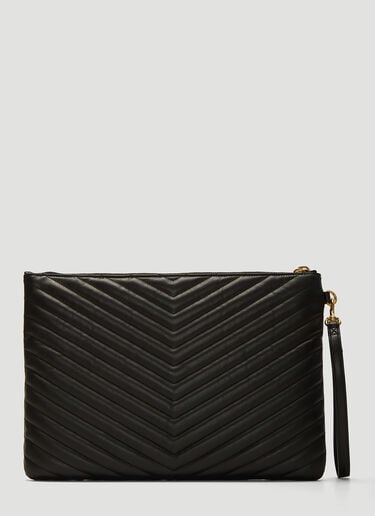 모노그램 태블릿 클러치 백 Saint Laurent 모노그램 태블릿 클러치 백 블랙 sla0237052