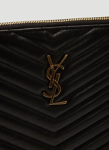 모노그램 태블릿 클러치 백 Saint Laurent 모노그램 태블릿 클러치 백 블랙 sla0237052