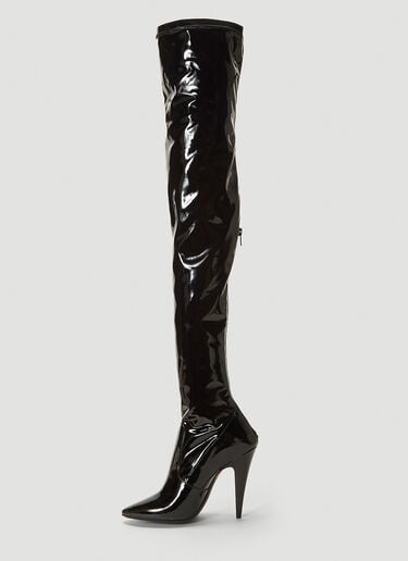 Aylah Over-The-Knee Boots Saint Laurent Aylah Over-The-Knee Boots Black sla0242017