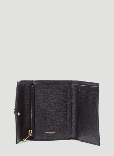 Monogram Tri-Fold Wallet Saint Laurent Monogram Tri-Fold Wallet Black sla0243083