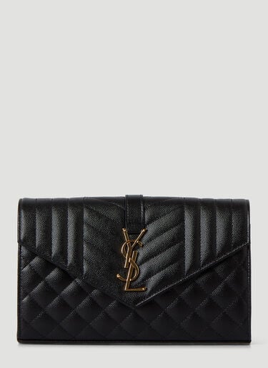 链带单肩钱包 Saint Laurent 链带单肩钱包 黑色 sla0245092