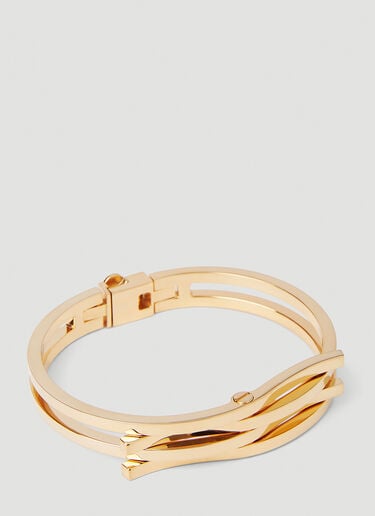 Intertwined Cuff Bracelet Saint Laurent Intertwined Cuff Bracelet Gold sla0249241