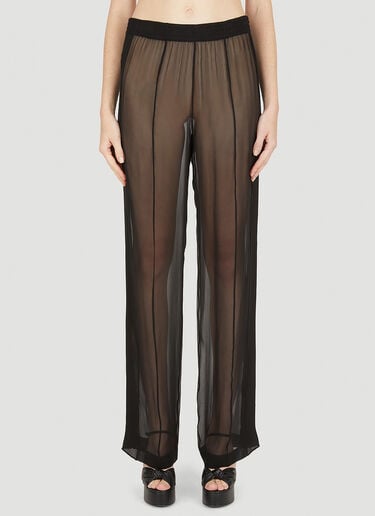 시어 팬츠 Saint Laurent 시어 팬츠 블랙 sla0250006