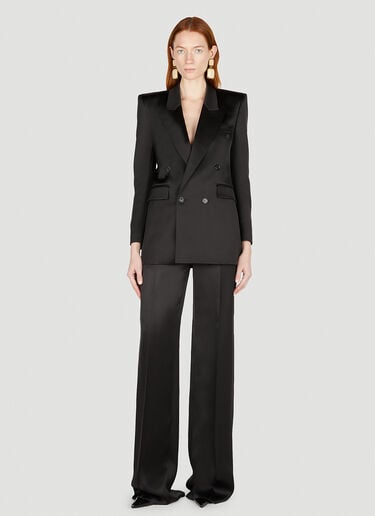 双排扣西装外套 Saint Laurent 双排扣西装外套 黑色 sla0251037
