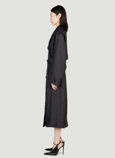 缎面风衣 Saint Laurent 缎面风衣 黑色 sla0251046