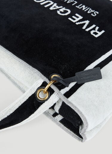 Rive Gauche Towel Tote Bag Saint Laurent Rive Gauche Towel Tote Bag Black sla0251138