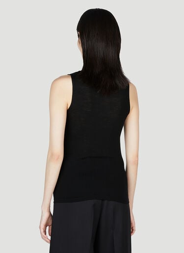 Cassandre Tank Top Saint Laurent Cassandre Tank Top Black sla0253018