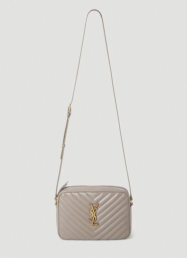 Lou 菱格纹相机单肩包 Saint Laurent Lou 菱格纹相机单肩包 灰色 sla0253088
