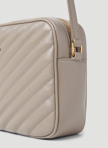 Lou 菱格纹相机单肩包 Saint Laurent Lou 菱格纹相机单肩包 灰色 sla0253088