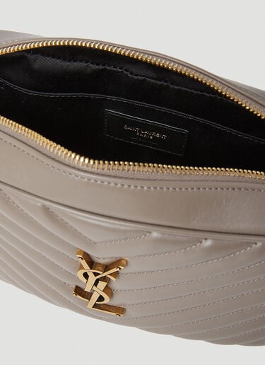 Lou 菱格纹相机单肩包 Saint Laurent Lou 菱格纹相机单肩包 灰色 sla0253088