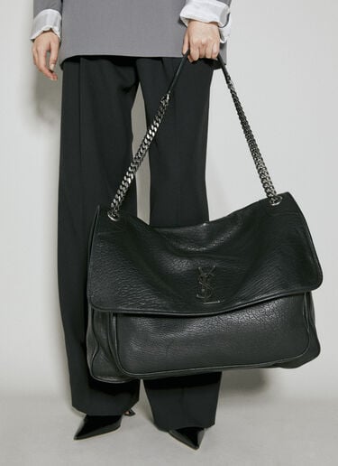 超大 Niki 单肩包 Saint Laurent 超大 Niki 单肩包 黑 sla0253142