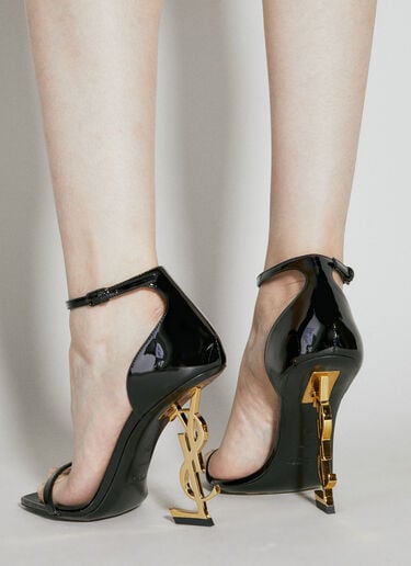 Opyum Heeled Sandals Saint Laurent Opyum Heeled Sandals Black sla0254051