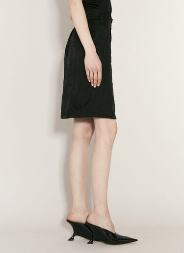 ツイルペンシルスカート Saint Laurent ツイルペンシルスカート ブラック sla0255007