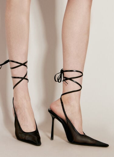 Saint Laurent Oxalis 露跟浅口鞋 黑色 sla0255046