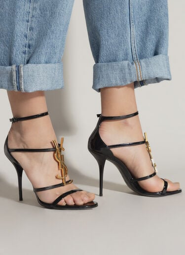 카산드라 힐 샌들 Saint Laurent 카산드라 힐 샌들 블랙 sla0255053