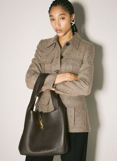 Le 5 Ã 7 Bea 单肩包 Saint Laurent Le 5 Ã 7 Bea 单肩包 棕色 sla0257127