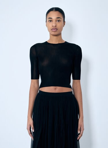 Cassandre Knit Top Saint Laurent Cassandre Knit Top Black sla0259017