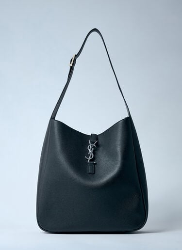 라지 Le 5 à 7 가죽 숄더백 Saint Laurent 라지 Le 5 à 7 가죽 숄더백 블랙 sla0259088