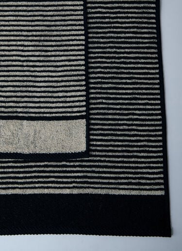 Cassandre Striped Towel Saint Laurent Cassandre Striped Towel Black sla0260023
