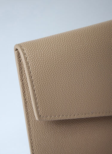 Medium Uptown Clutch Saint Laurent Medium Uptown Clutch Beige sla0260036
