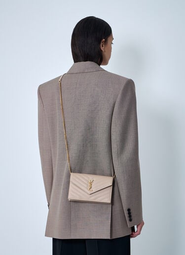カサンドラ エンヴェロープチェーンウォレット Saint Laurent カサンドラ エンヴェロープチェーンウォレット ベージュ sla0260053