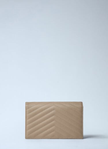 Cassandre Envelop Chain Wallet Saint Laurent Cassandre Envelop Chain Wallet Beige sla0260053