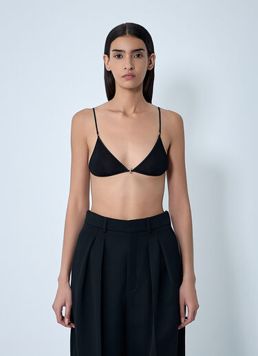 Sheer Bra Saint Laurent Sheer Bra Black sla0260079