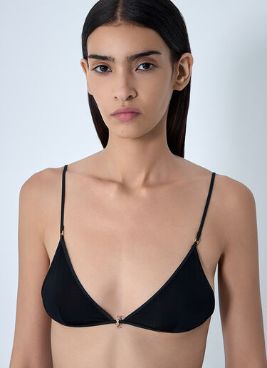 Sheer Bra Saint Laurent Sheer Bra Black sla0260079