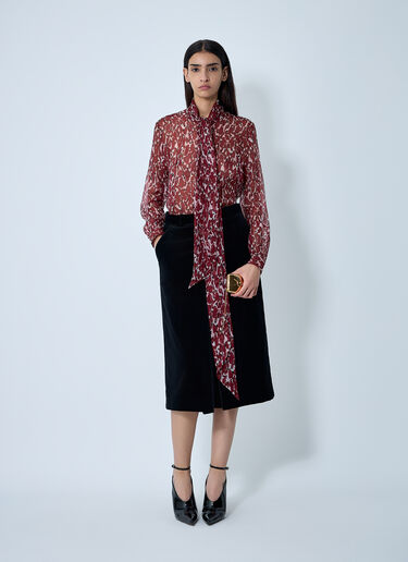 Tailored Cropped Cotton Pants Saint Laurent Tailored Cropped Cotton Pants Black sla0261008
