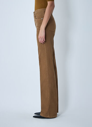 Clyde Corduroy Pants Saint Laurent Clyde Corduroy Pants Beige sla0261040
