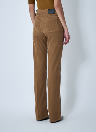Clyde Corduroy Pants Saint Laurent Clyde Corduroy Pants Beige sla0261040