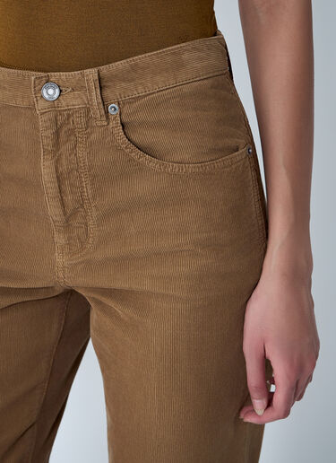 Clyde Corduroy Pants Saint Laurent Clyde Corduroy Pants Beige sla0261040