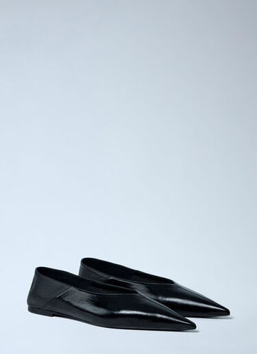 Saint Laurent Carolyn Ballerina Flats Black sla0261086