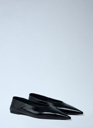 Carolyn Ballerina Flats Saint Laurent Carolyn Ballerina Flats Black sla0261086