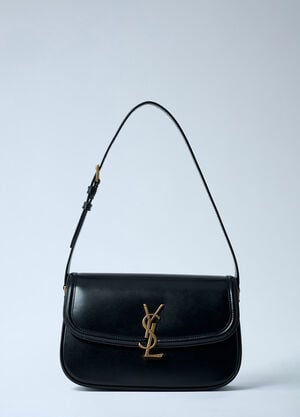 Saint Laurent Medium Solferino Shoulder Bag Black sla0261094