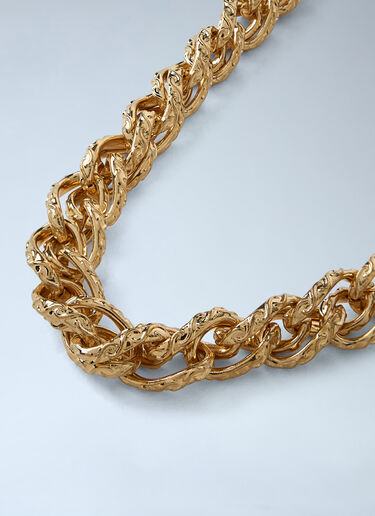 Rope Chain Necklace Saint Laurent Rope Chain Necklace Gold sla0261134