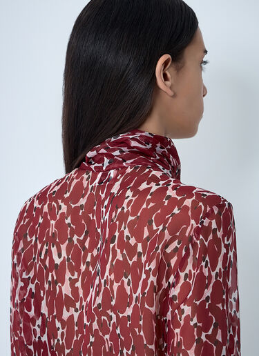 Silk Shirt Saint Laurent Silk Shirt Burgundy sla0261137