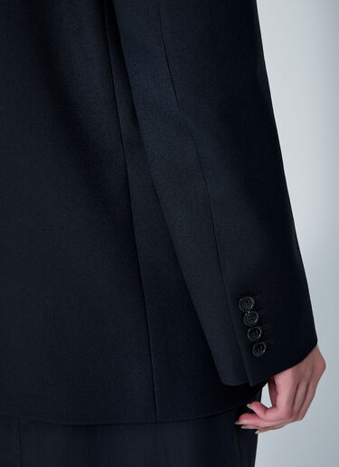 Double-Breasted Blazer Saint Laurent Double-Breasted Blazer Black sla0261142