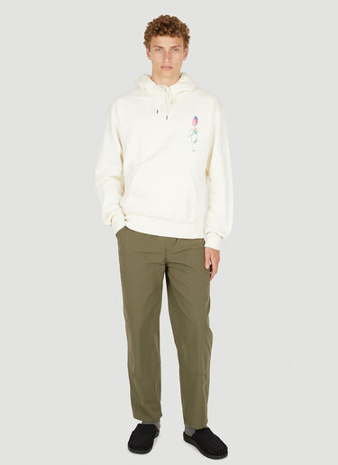 Flowers Hooded Sweatshirt Soulland Flowers Hooded Sweatshirt White sld0150012