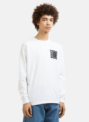 B Thom Stevenson Flowers T-Shirt Silent Sound B Thom Stevenson Flowers T-Shirt White sls0332005