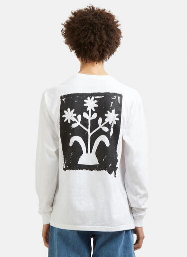 B Thom Stevenson Flowers T-Shirt Silent Sound B Thom Stevenson Flowers T-Shirt White sls0332005