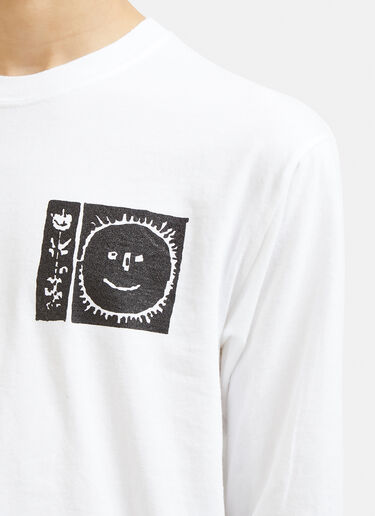 B Thom Stevenson Flowers T-Shirt Silent Sound B Thom Stevenson Flowers T-Shirt White sls0332005