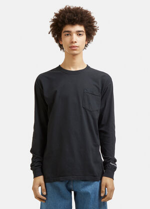 Silent Sound Long Sleeve Vortex Pocket T-Shirt Black sls0332007