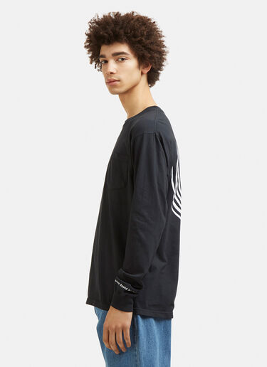 Long Sleeve Vortex Pocket T-Shirt Silent Sound Long Sleeve Vortex Pocket T-Shirt Black sls0332007
