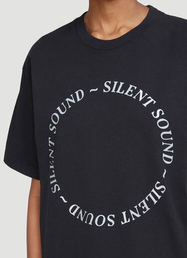 Logo Print T-Shirt Silent Sound Logo Print T-Shirt Black sls0338003