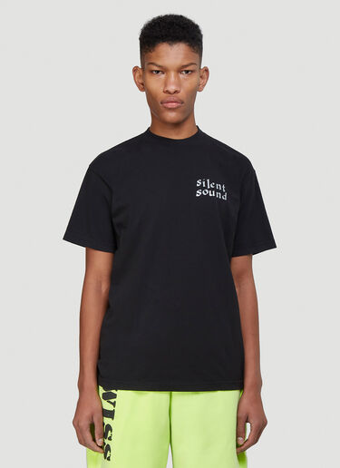 Reflective Logo T-Shirt Silent Sound Reflective Logo T-Shirt Black sls0338004