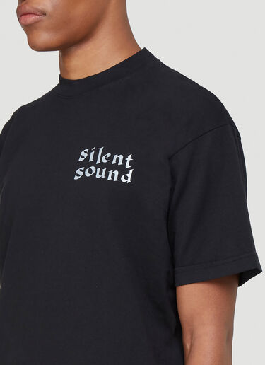 Reflective Logo T-Shirt Silent Sound Reflective Logo T-Shirt Black sls0338004