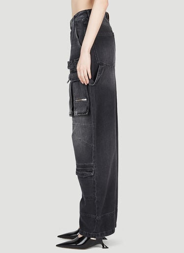 데님 카고 팬츠 Sportmax 데님 카고 팬츠 블랙 spx0253001