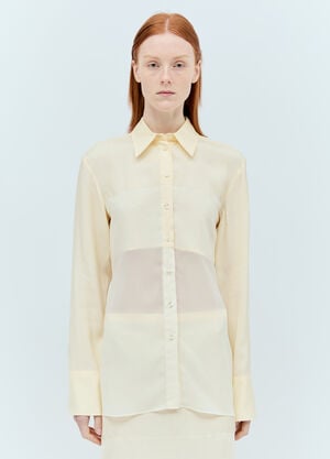 Sportmax Double-Layer Shirt Yellow spx0256001