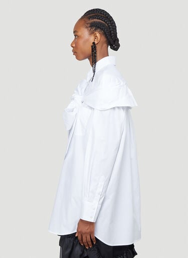 Longline Bow Shirt Simone Rocha Longline Bow Shirt White sra0242008